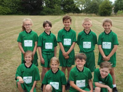 team of pupils from Halling primary school participating in aletheia academies trust sports day