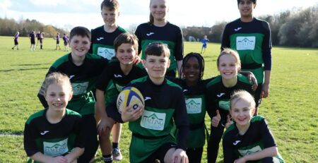 halling tag rugby team for aletheia academies trust tag rugby event