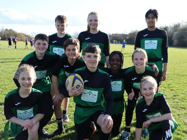 halling tag rugby team for aletheia academies trust tag rugby event