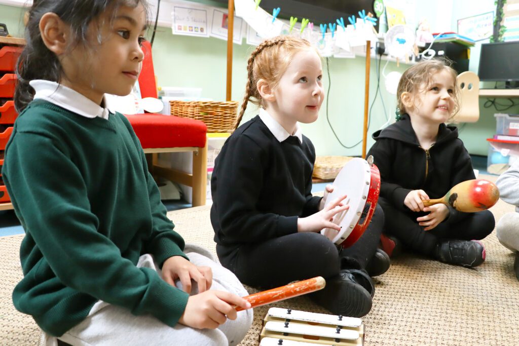 IMG_1371 pupils performing music in lessons