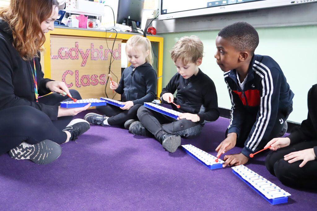 IMG_1511 pupils learning music in lesson